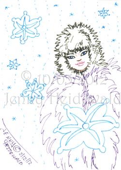 Snowflake Flowers by Jenny Heidewald